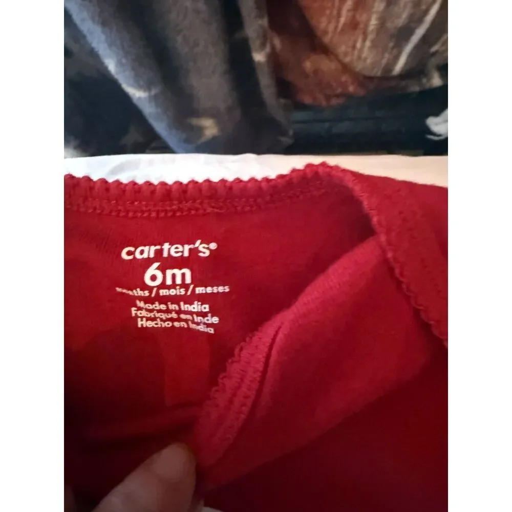 Carter's Unisex Holiday/Christmas/Winter Outfit Size 6 Months EUC